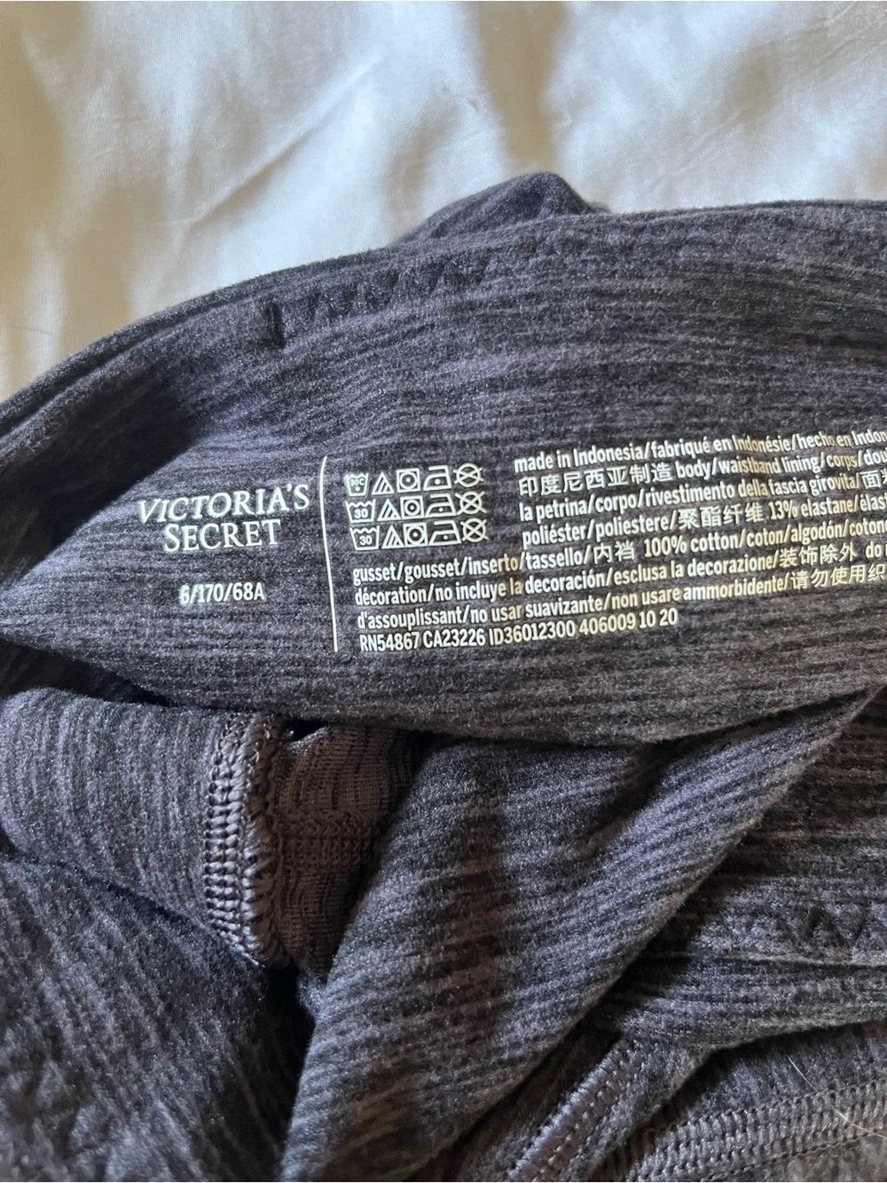 Victoria's Secret Charcoal Heather Leggings